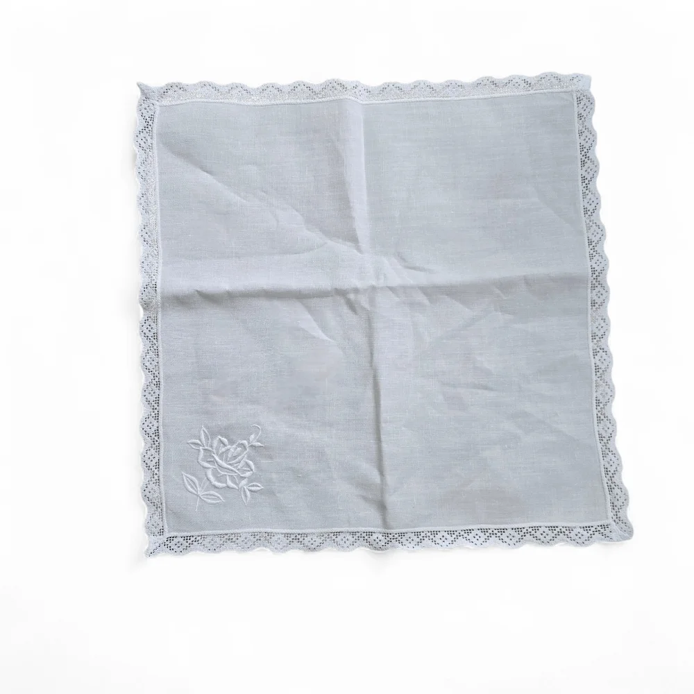 Vintage white linen